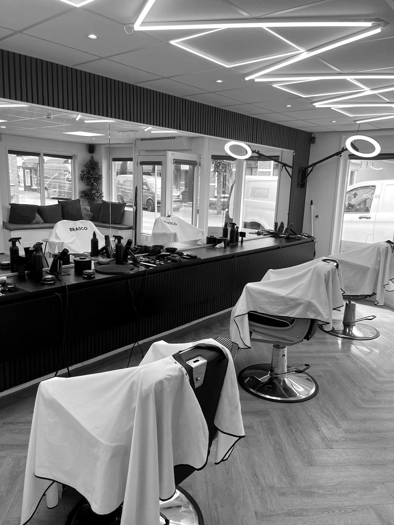 De zaak van Brasco Barbershop aan de Lageweg in Burgum